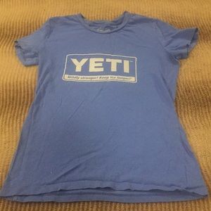 Blue YETI tee